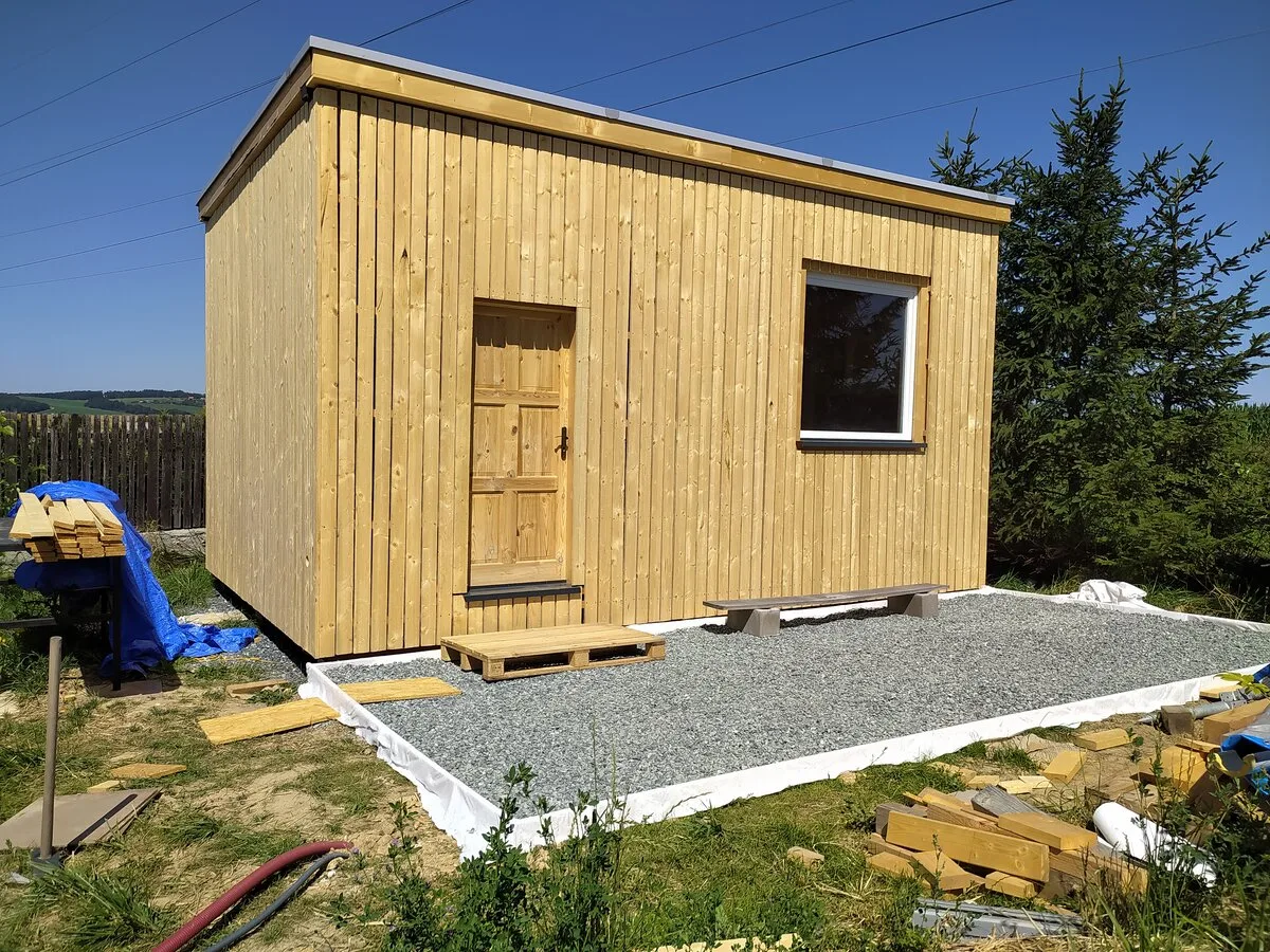 Moje dílna - dřevostavba 24 m2