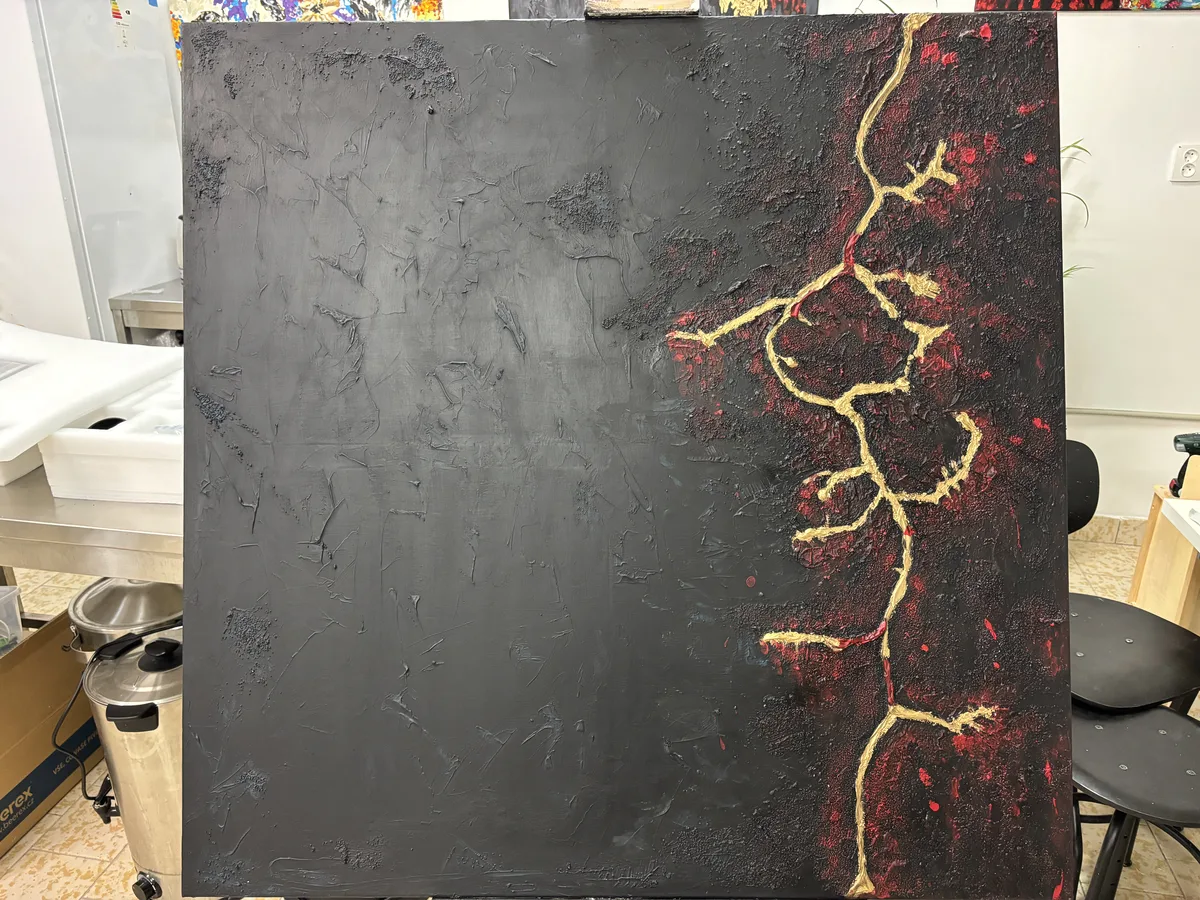 Golden Ecstasy — hotový obraz na zakázku