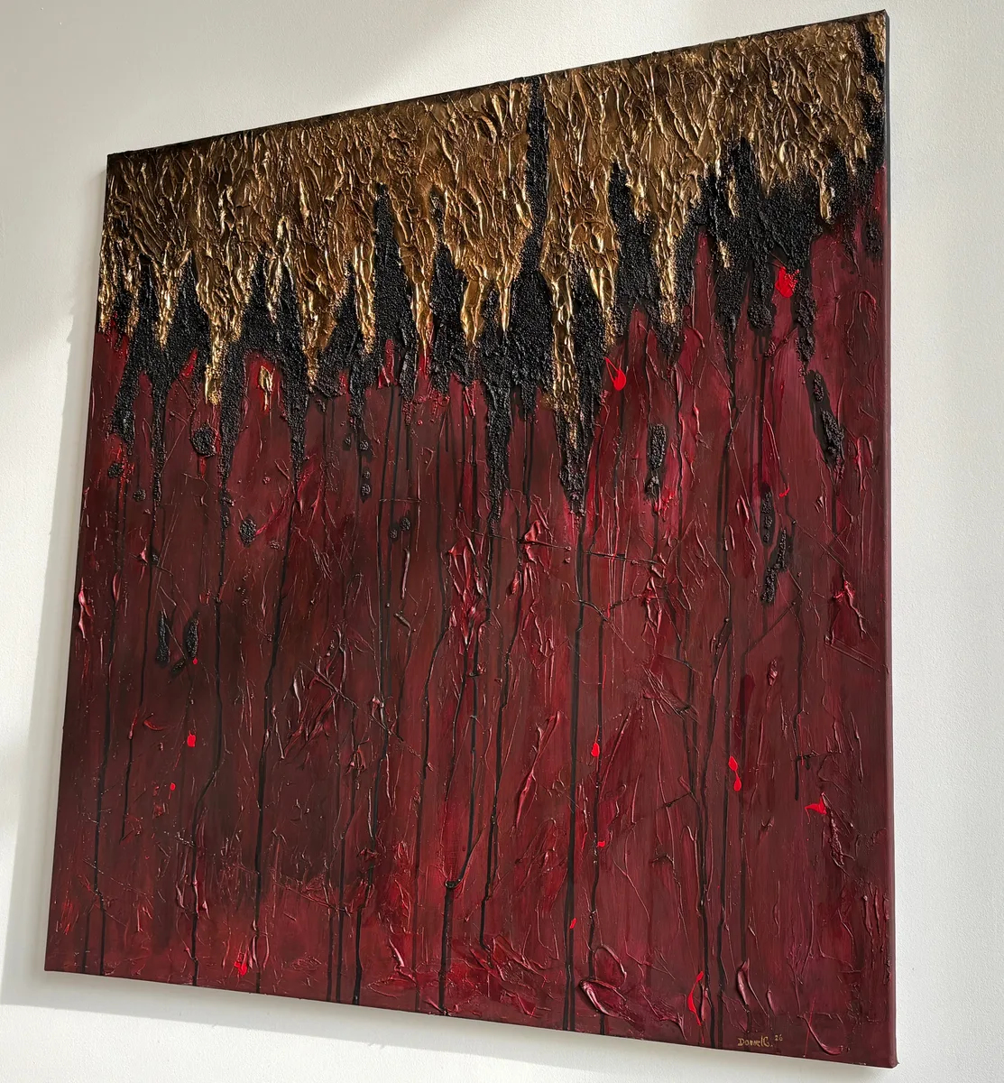 Hory Mrtvol — obraz na zakázku, pohled z úhlu zleva