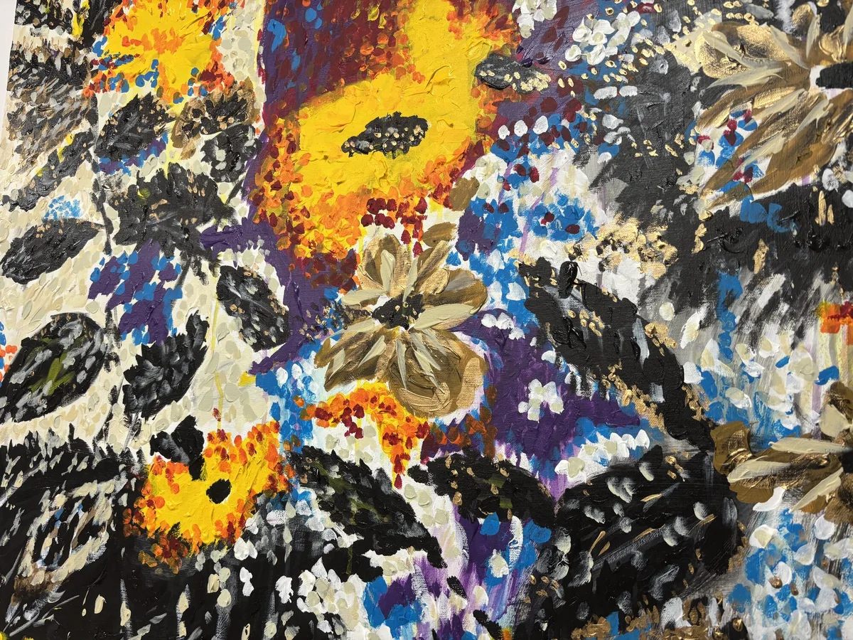 Kosmická Entropie — akryl na plátně, DanielG.