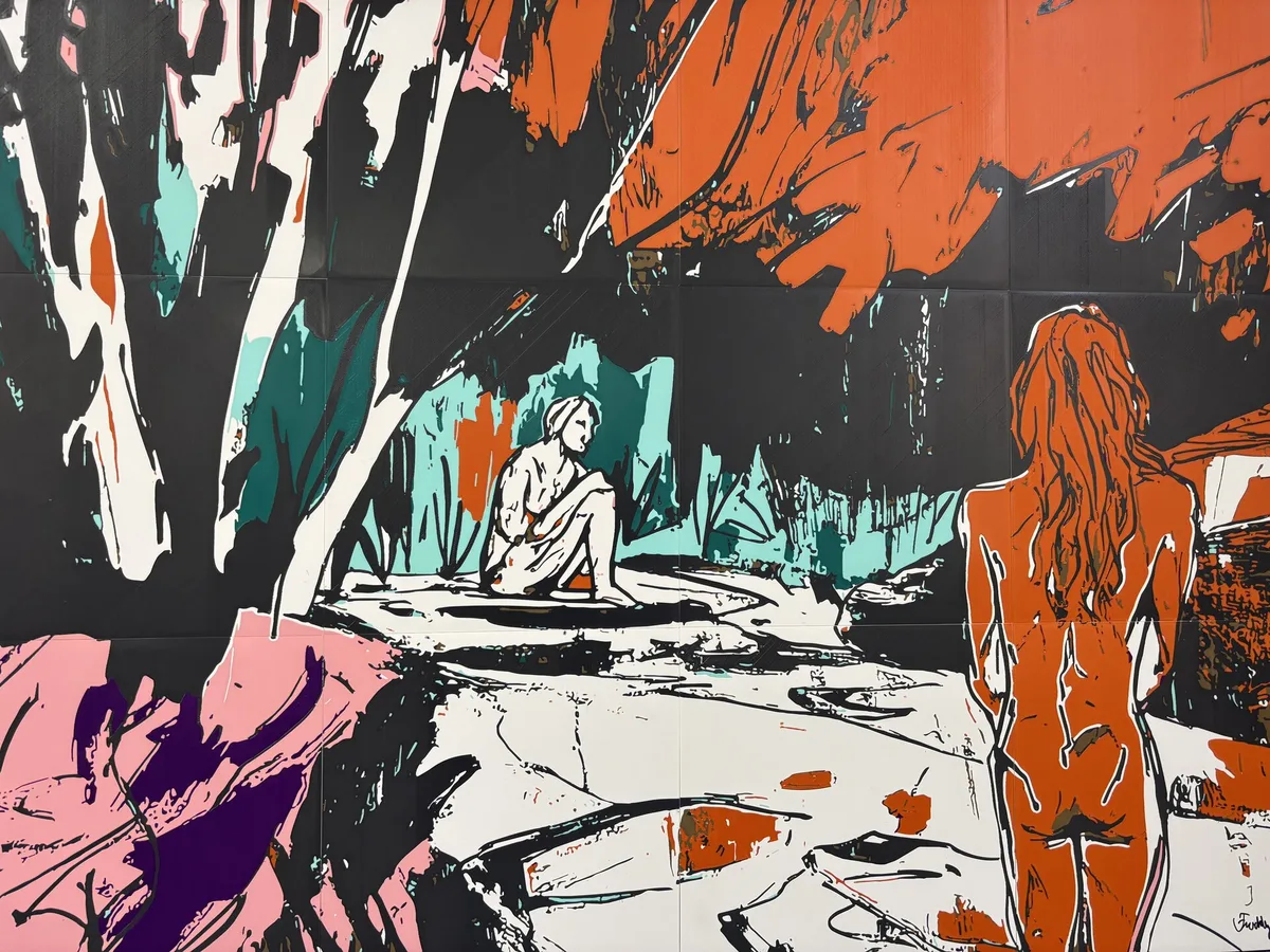 Adam a Eva — 3D obraz na zakázku